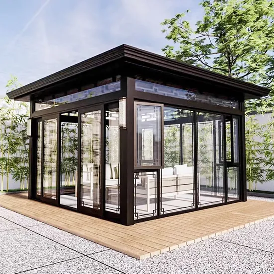 Gedeli - Patio moderno al aire libre, solárium de aluminio y vidrio, jardín de invierno de aluminio y vidrio para casa
