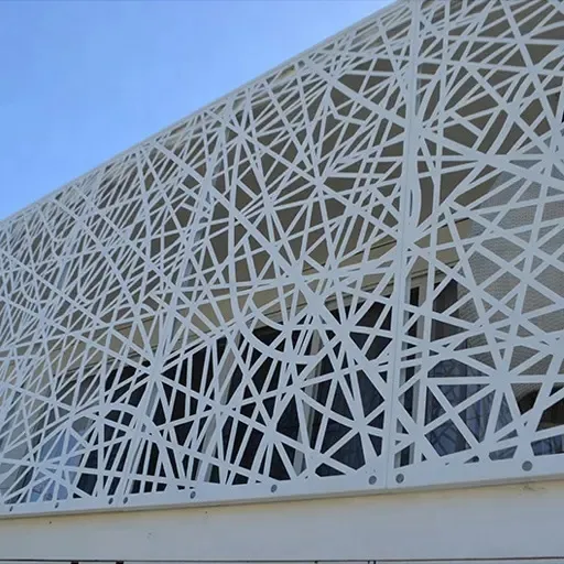 Panel metálico exterior para muro cortina de fachada de aluminio de 2 mm.