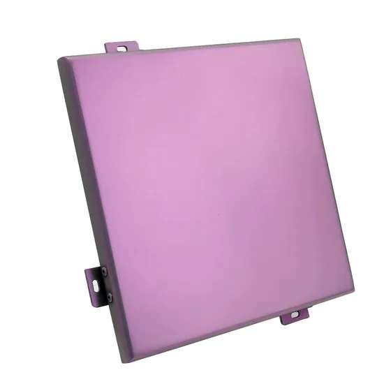 Panel de pared exterior aislante de color PVD personalizado para eficiencia energética