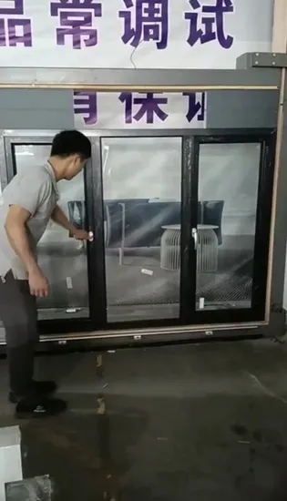 Ventanas abatibles de aluminio con doble acristalamiento vertical para apartamentos y casas.
