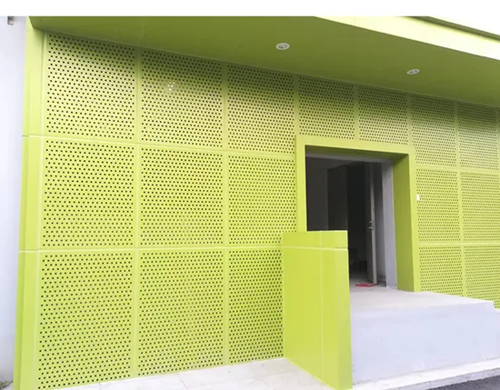 Revestimiento de fachada de techo Material de construcción decorativo Panel de muro cortina de aluminio de PVC