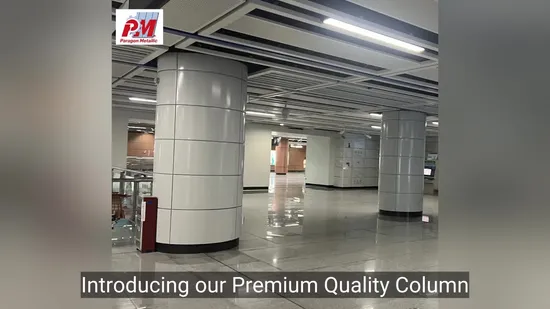 Revestimiento de pared exterior de diseño tubular con fachada de acero Corten